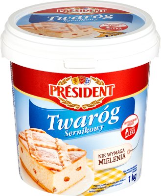 Cottage cheese PRESIDENT, 4%, 1 kg