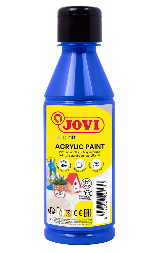 Acrylic paint JOVI, 250ml, blue.