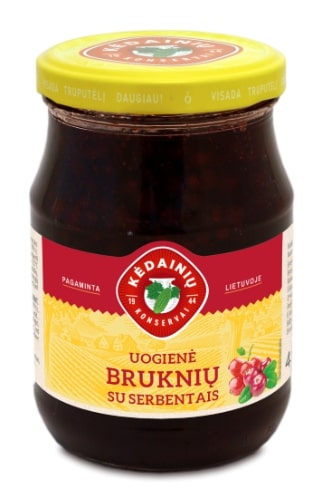 Lingonberry and currant jam KĖDAINIų, 430g