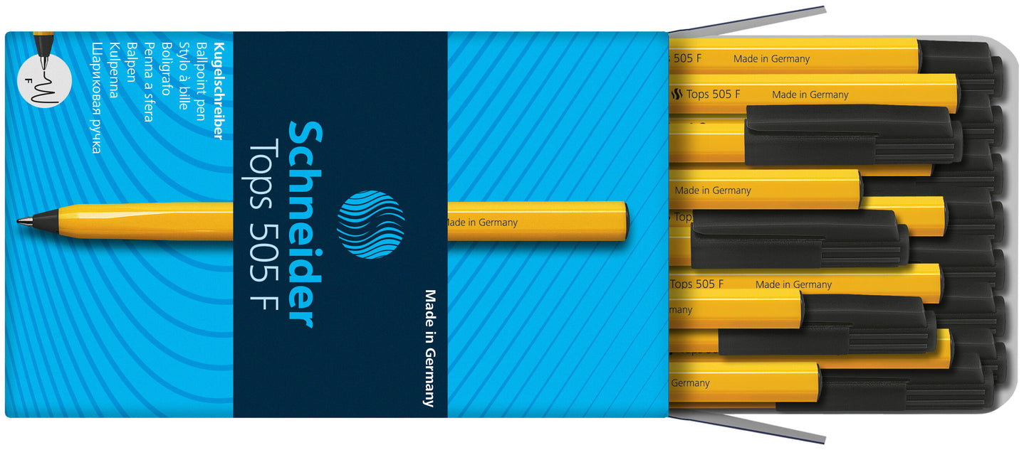 Disposable ballpoint pen SCHNEIDER TOPS 505, 0.8 mm.