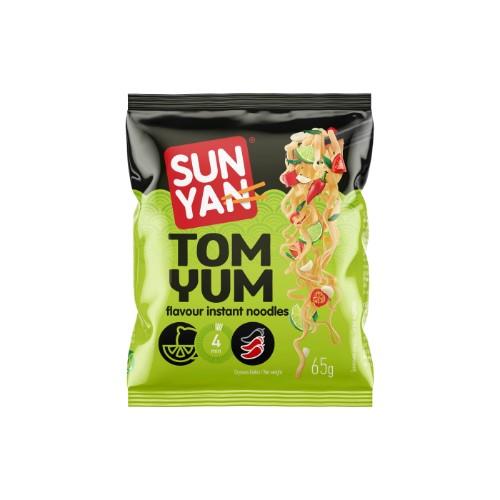Instant noodles SUN YAN Tom Yum flavor packet, 65g