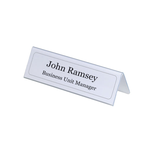 Standing nameplates DURABLE, 61/122 x 150 mm