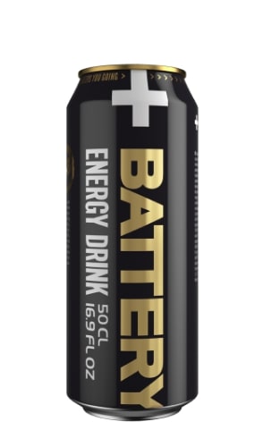 Energy drink BATTERY +, 0.5 l D