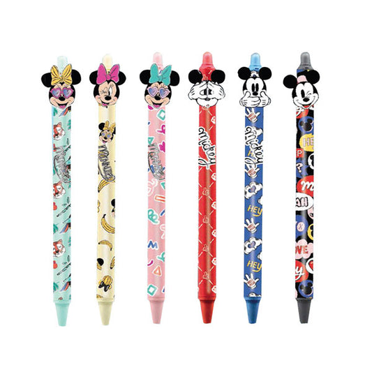 Automatinis trinamas rašiklis COLORINO su DISNEY MICKEY, įvairių spalvų, 0,5 mm