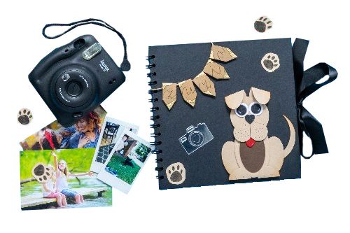 Photo album, 205x205mm, 35 sheets, black