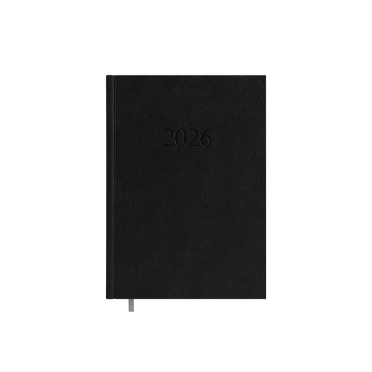 Kalendorius MANAGER Day 2026, A5, PVC, juoda