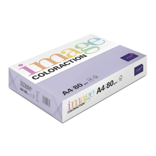 Spalvotas popierius IMAGE COLORACTION, A4, 80 gsm, 500 lapų, TUNDRA / MID LILAC