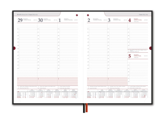 Kalendorius STANDARD 2026, PVC, A4, žalia (Baltic)