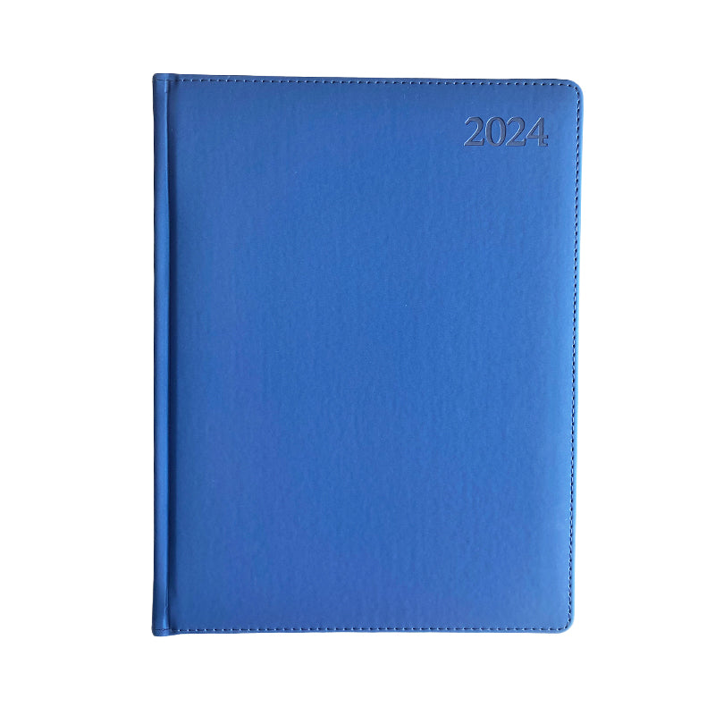 Kalendorius EXTRA SHINE, 2026, PU, A4, mėlyna (Baltic)