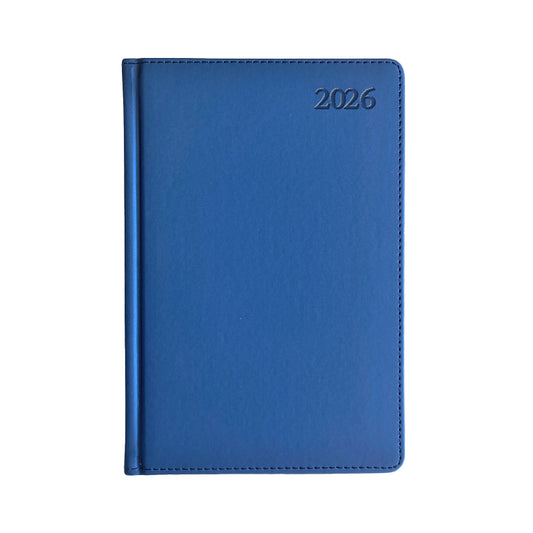 Kalendorius EXTRA SHINE, 2026, PU, A5, mėlyna LT
