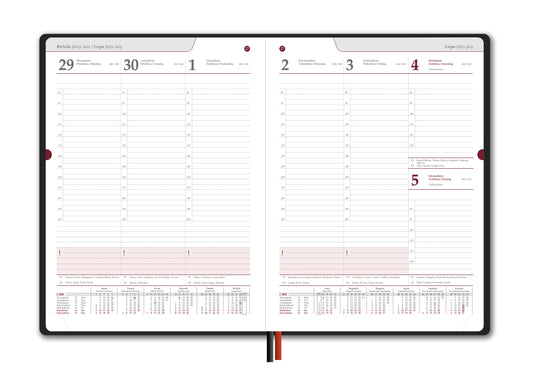 Kalendorius New STANDARD, 2026, A4, juoda