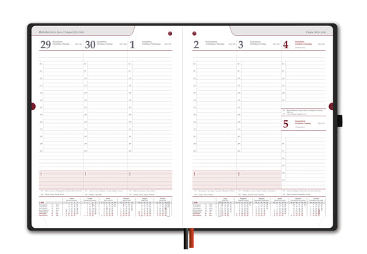 Kalendorius TRADITIONAL , 2026, PU, A4, žalia(Baltic)