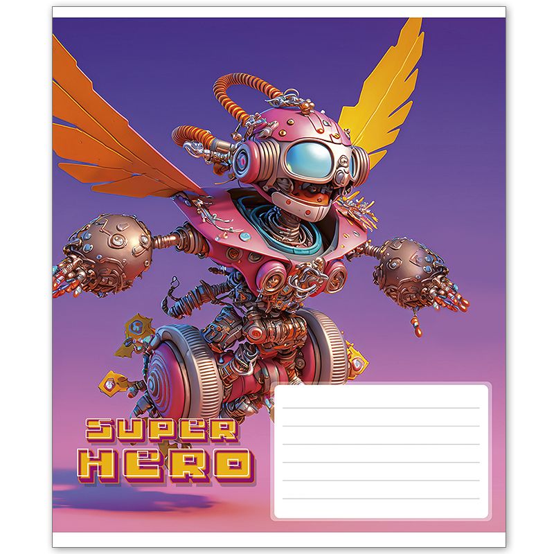 Sąsiuvinis Schoolboy, A5, 12 lapų, 55 gsm, langeliais