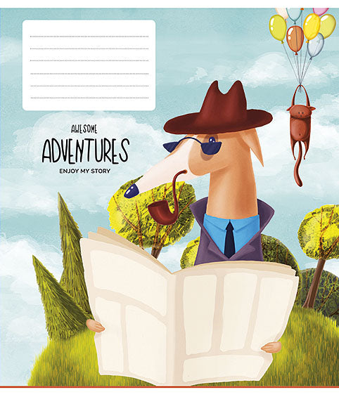 Notebook Schoolboy, A5, 12 sheets, 55 gsm, lined