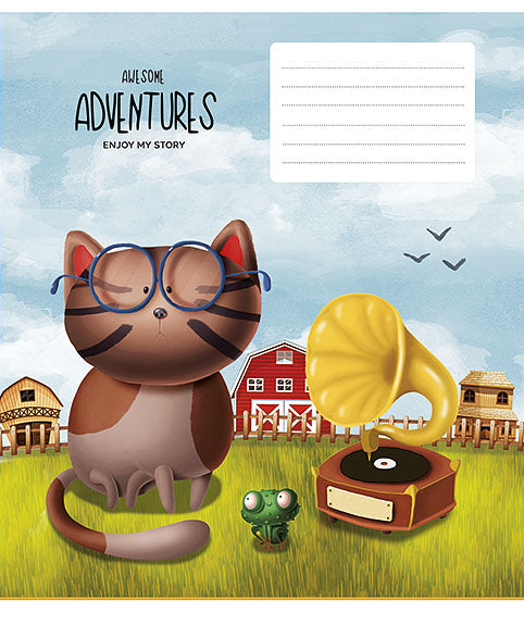 Notebook Schoolboy, A5, 12 sheets, 55 gsm, lined