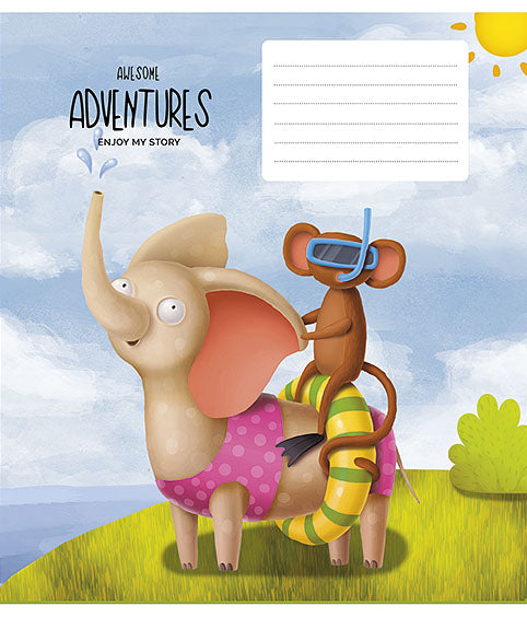 Notebook Schoolboy, A5, 12 sheets, 55 gsm, lined