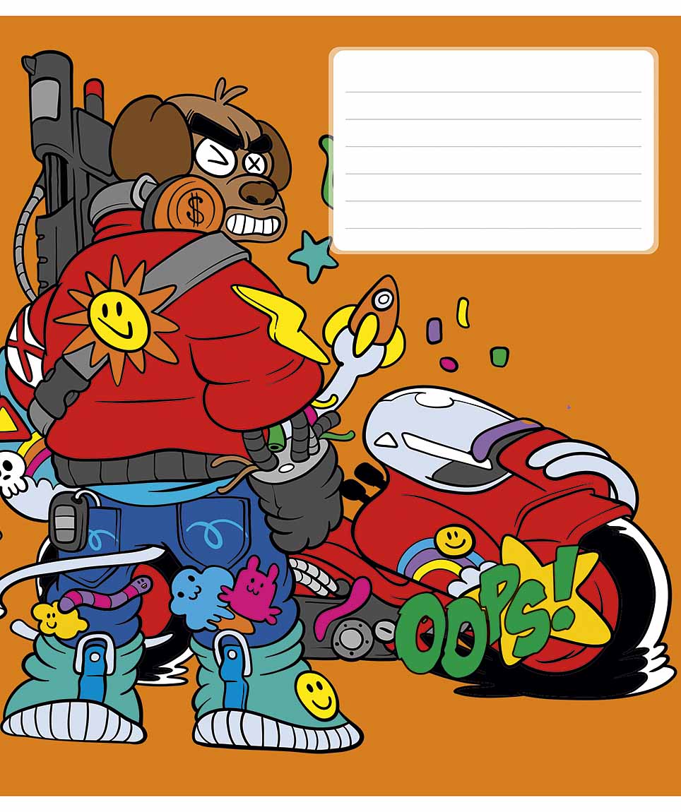 Sąsiuvinis Schoolboy, A5, 12 lapų, 60 gsm, langeliais