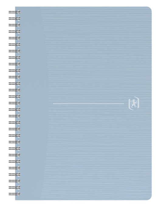 Perdirbtas sąsiuvinis su spirale OXFORD Rec’Up, A5, 90 lapų, 90 gsm, langeliais