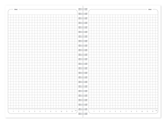 Sąsiuvinis su spirale Classic, A5, 80 lapų, langeliais