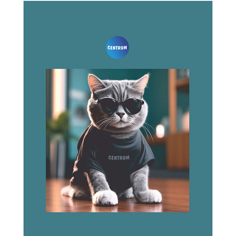 Sąsiuvinis Centrum A5, 48 lapai, langeliais