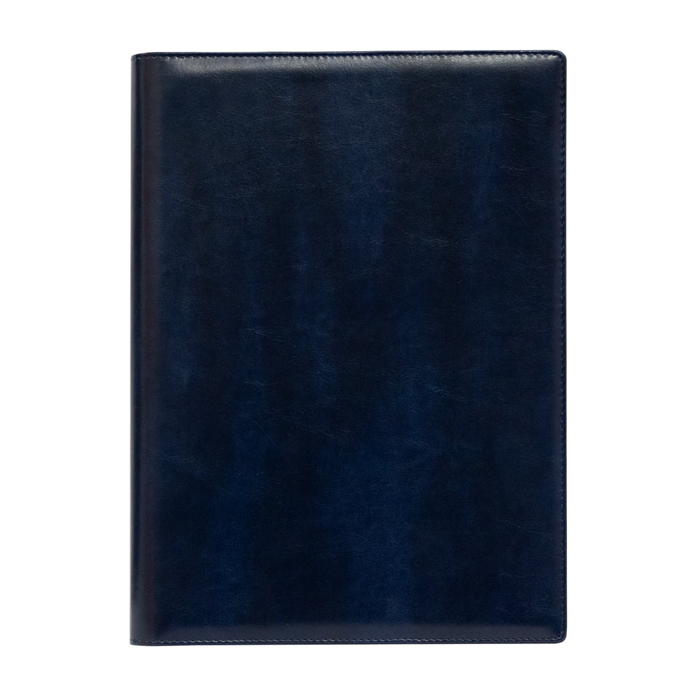 Kalendorius SENATOR DAY Spirex 2026, A4, PU, tamsiai mėlyna