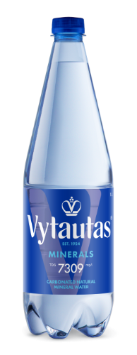 Natural mineral water VYTAUTAS, carbonated, 1 l, PET D