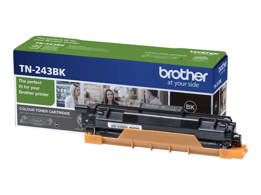 Brother TN-243BK (TN243BK) Laser Cartridge, Black, 1000 pages