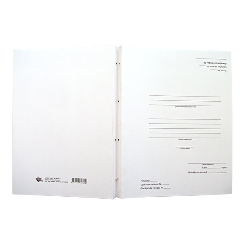 Cardboard case ABC JUMS, LV, with ribbon, 31 x 23 cm