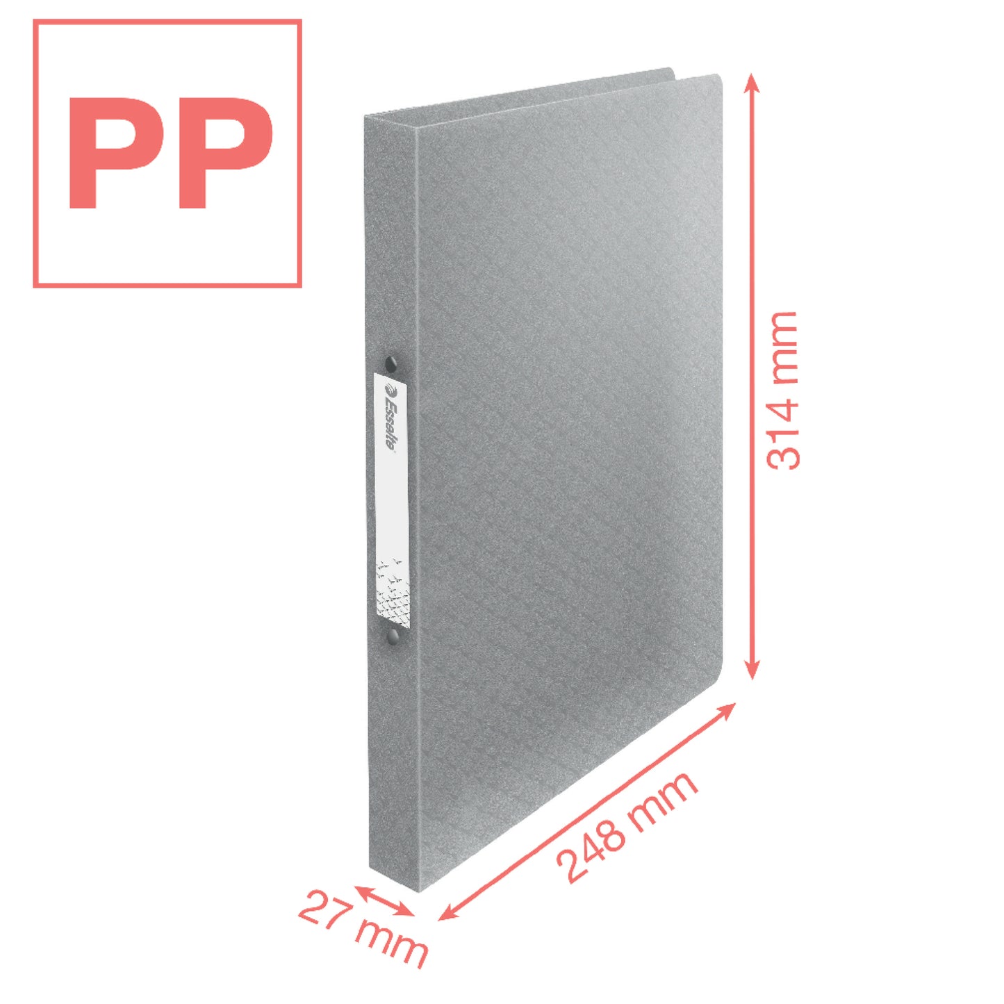 Žiedinis segtuvas Esselte Colour'Breeze, A4, nugarėlė 25 mm, 2 žiedai, mėlynos sp.