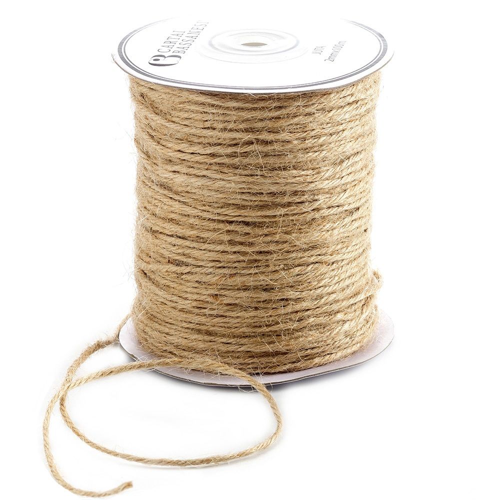 Natural linen cord, 100 m