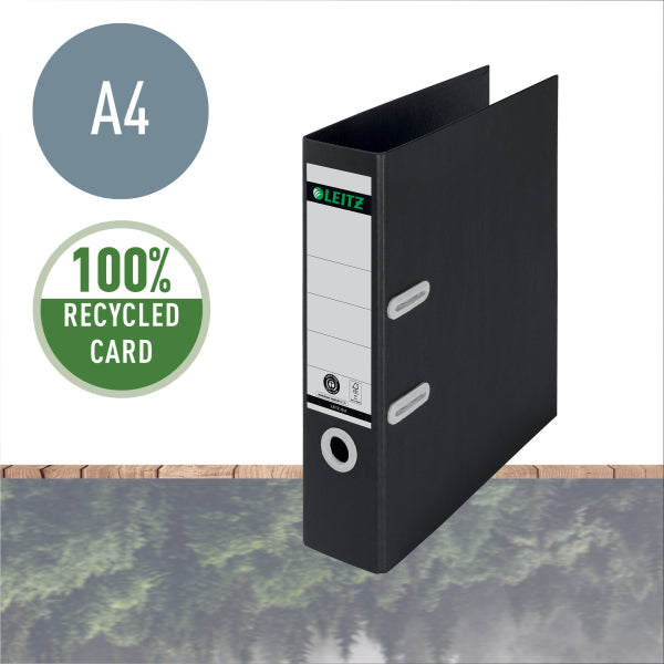 Segtuvas LEITZ 180° Recycle, A4, 80mm, juoda