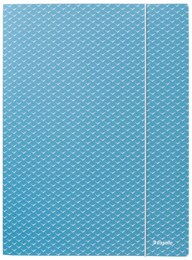 Dėklas dokumentams su gumele Esselte Colour'Breeze, A4, kartoninis, mėlyna