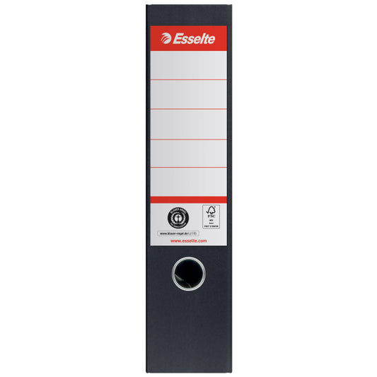 Segtuvas ESSELTE No1 ekologiškas, A4, kartoninis, 75 mm, juoda