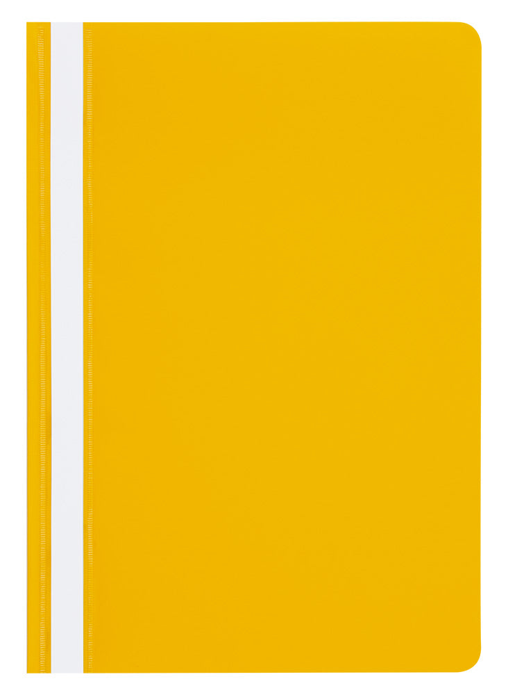 Aplankas dokumentams su įsegėle Panta Plast A4,  (pak. -10 vnt.), geltona