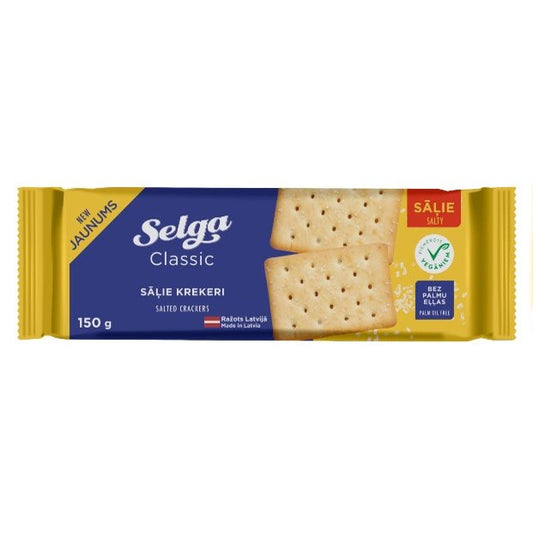Crackers SELGA, Classic, salty, 150 g