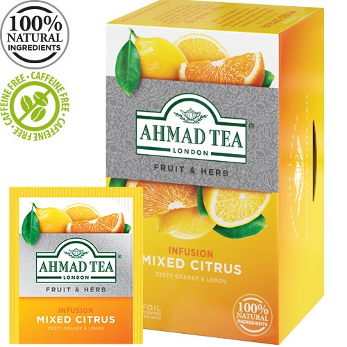 Tea AHMAD MIXED CITRUS 20 sachets, 2g each