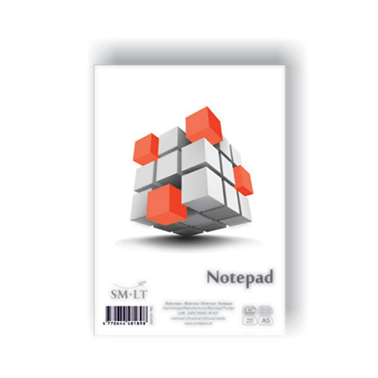 Notepad glued SMLT, A5, 50 sheets, with squares