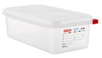 Gastro container AIRTIGHT GN1/3, with lid, PP, 4 l, H 10 cm, pcs.
