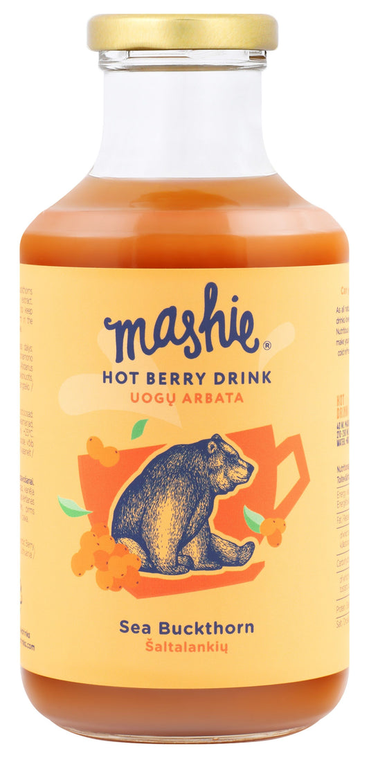 Berry puree MASHIE Original, sea buckthorn, 500ml