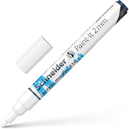 Acrylic marker SCHNEIDER Paint-it 310, 2 mm, white