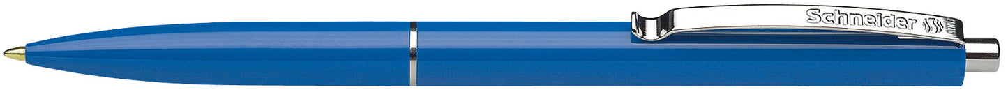 SCHNEIDER K15 automatic ballpoint pen, 0.7 mm, blue barrel, blue ink