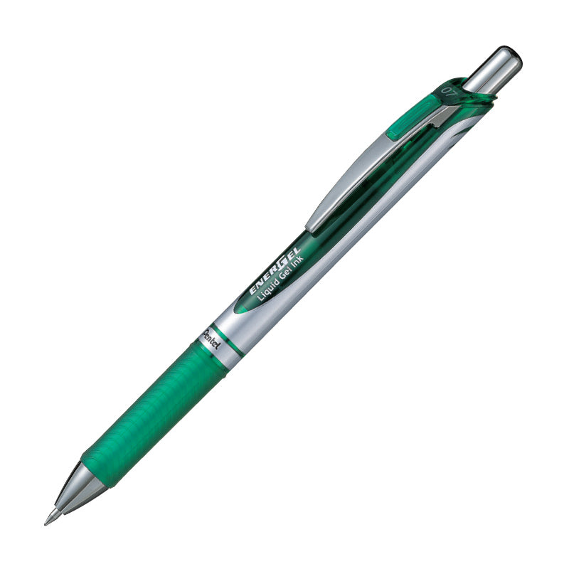 Automatic gel pen PENTEL ENERGEL BL77, 0.7 mm., green