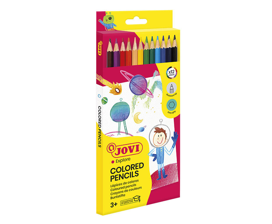 JOVI hexagonal colored pencils