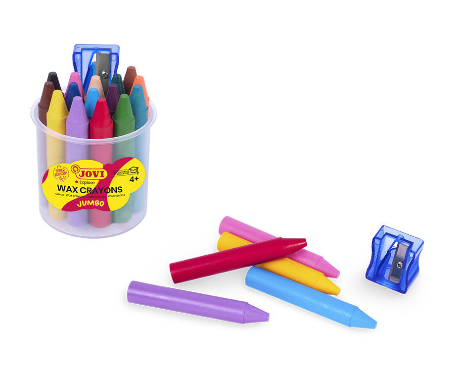 Vaškinės kreidelės su drožtuku JOVI