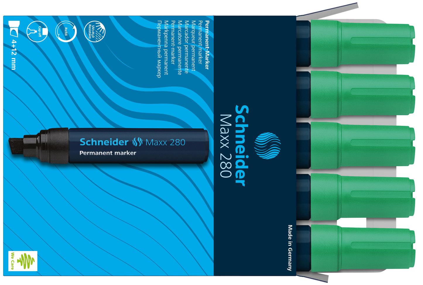 Permanentinis žymeklis SCHNEIDER MAXX 280, žalia