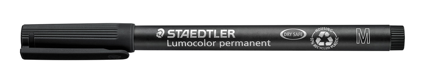 STAEDTLER OHP LUMOCOLOR 317/318 marker, 1.0 mm, BLACK