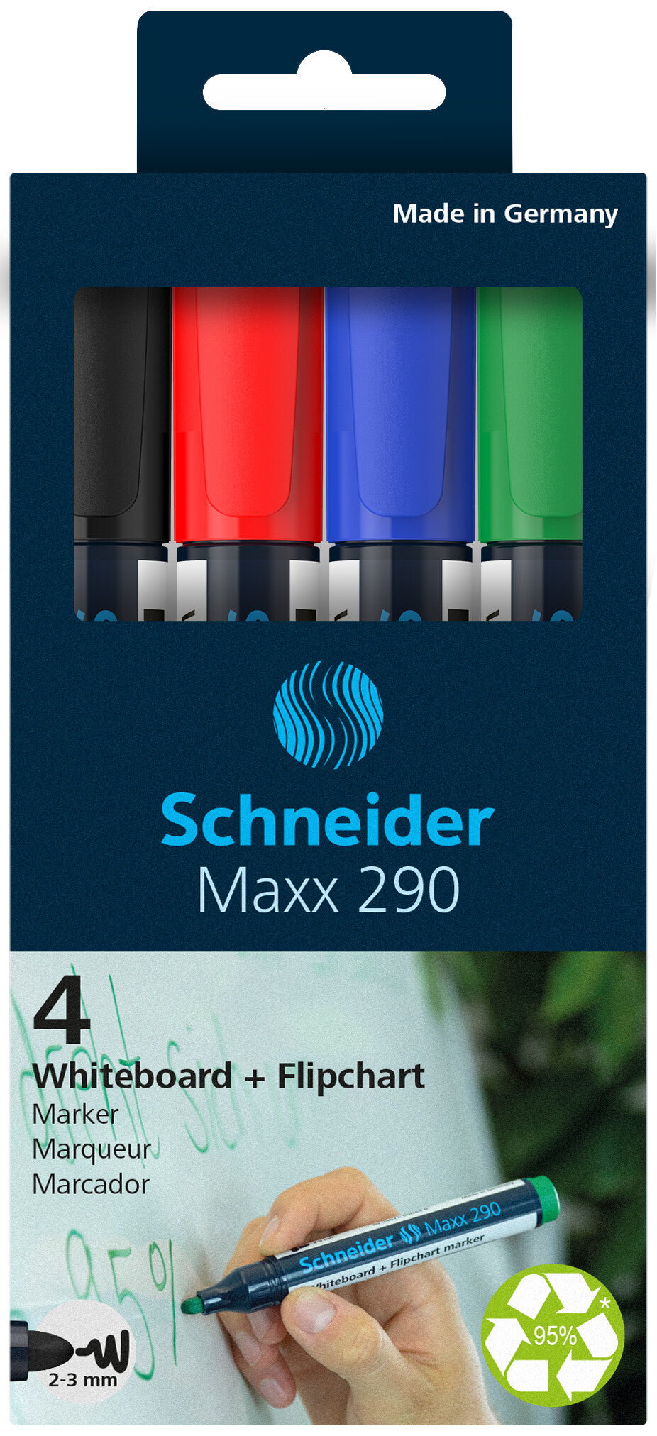 Žymeklis baltai lentai SCHNEIDER MAXX 290