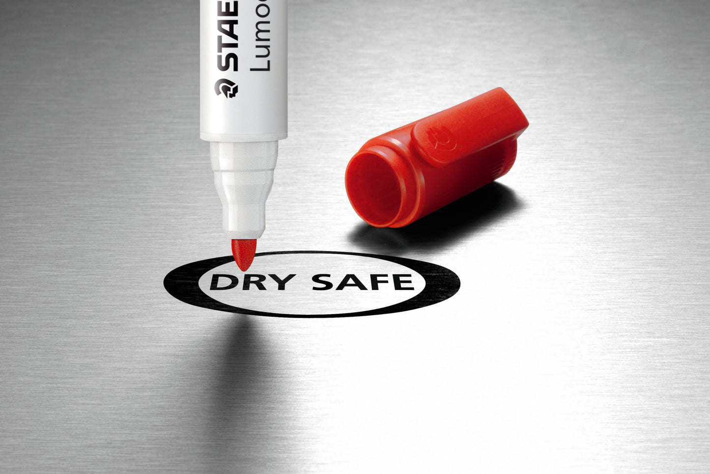 Žymeklis baltai lentai STAEDTLER LUMOCOLOR 351, 2 mm, RAUDONA