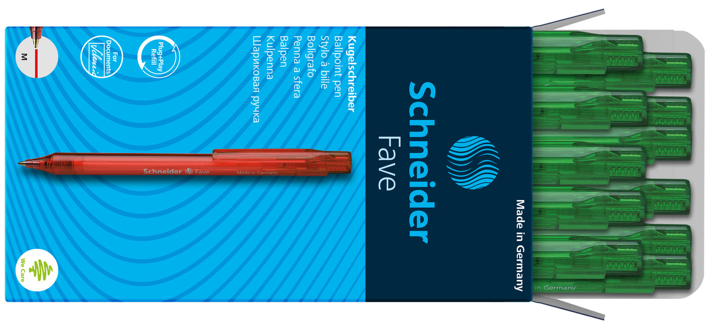 Automatinis tušinukas SCHNEIDER FAVE, 1.0 mm.