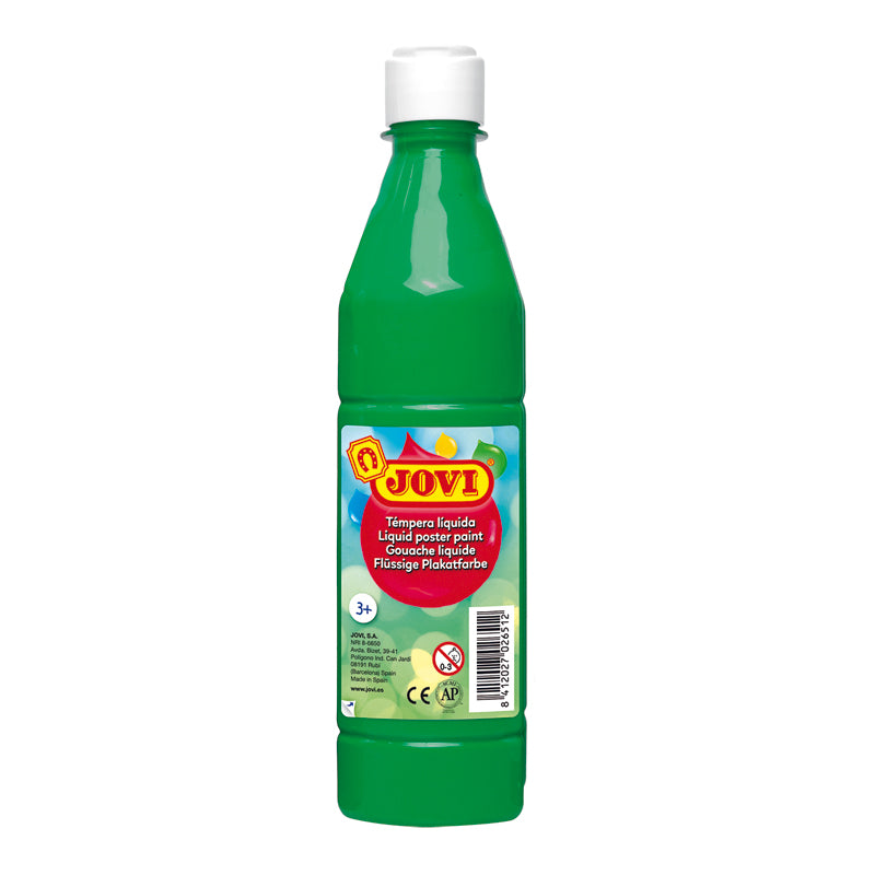 Liquid gouache in a bottle JOVI, 500 ml, green color